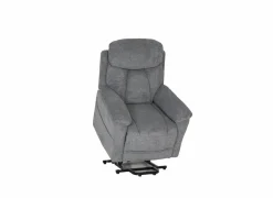 Relaxzetel Porter elektrisch - stof - grijs