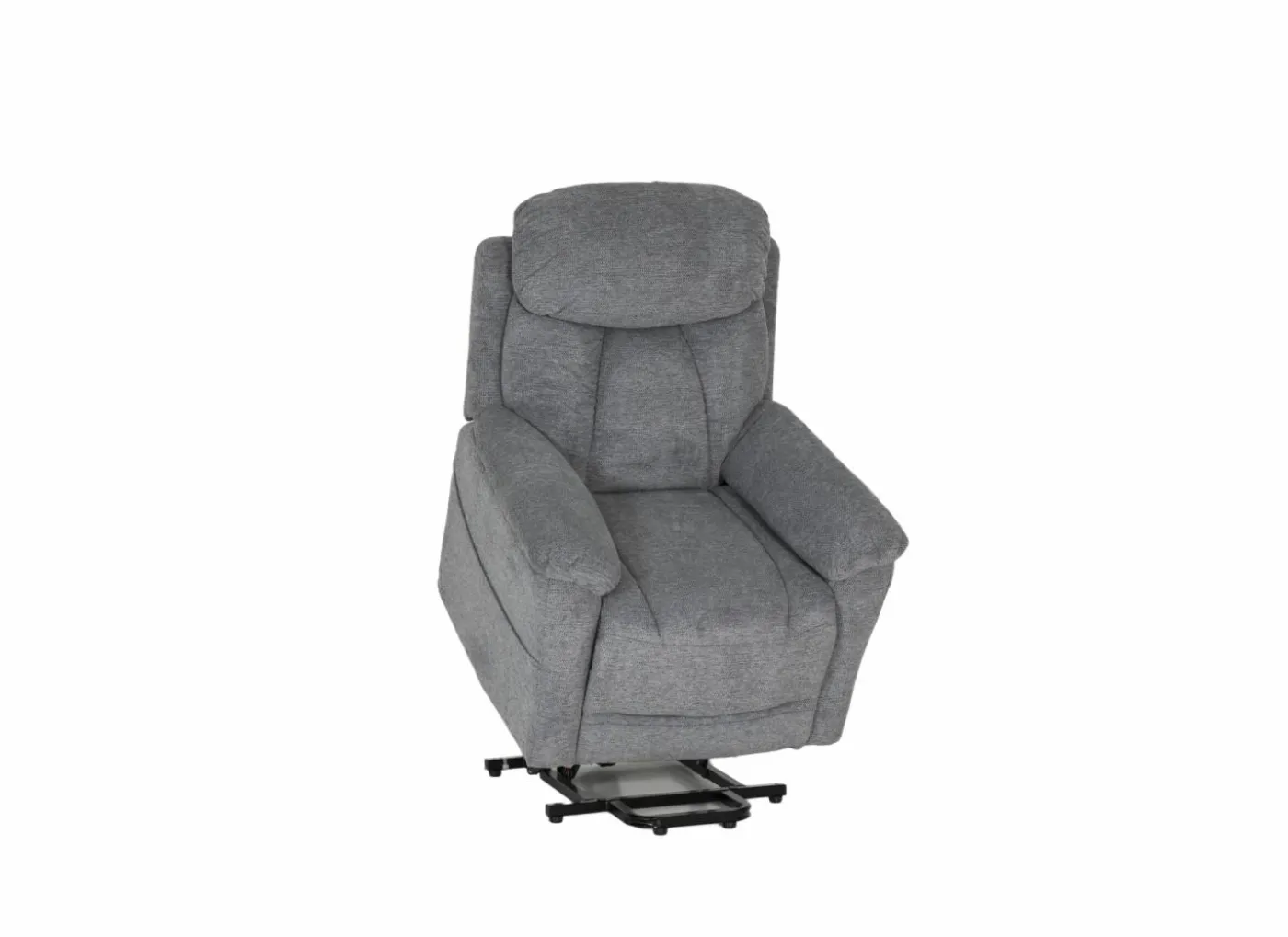 Relaxzetel Porter elektrisch - stof - grijs