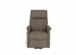 Relaxzetel Veneta elektrisch - stof - bruin