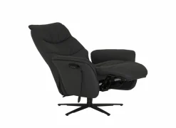 Relaxzetel 7051.57V+Z60 elektrisch - leder - zwart met large zithoogte- en diepte