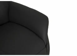 Relaxzetel 7051.76V+Z60 elektrisch - leder - zwart met medium zithoogte- en diepte en tilfunctie