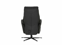 Relaxzetel 7051.76V+Z60 elektrisch - leder - zwart met medium zithoogte- en diepte en tilfunctie