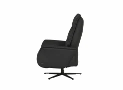 Relaxzetel 7051.51V+Z60 elektrisch - leder - zwart met medium zithoogte- en diepte – Maxi versie