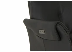 Relaxzetel Yup elektrisch - leder - zwart