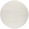 Rond tapijt Madagaskar Ø160cm - polyestervezel - wit