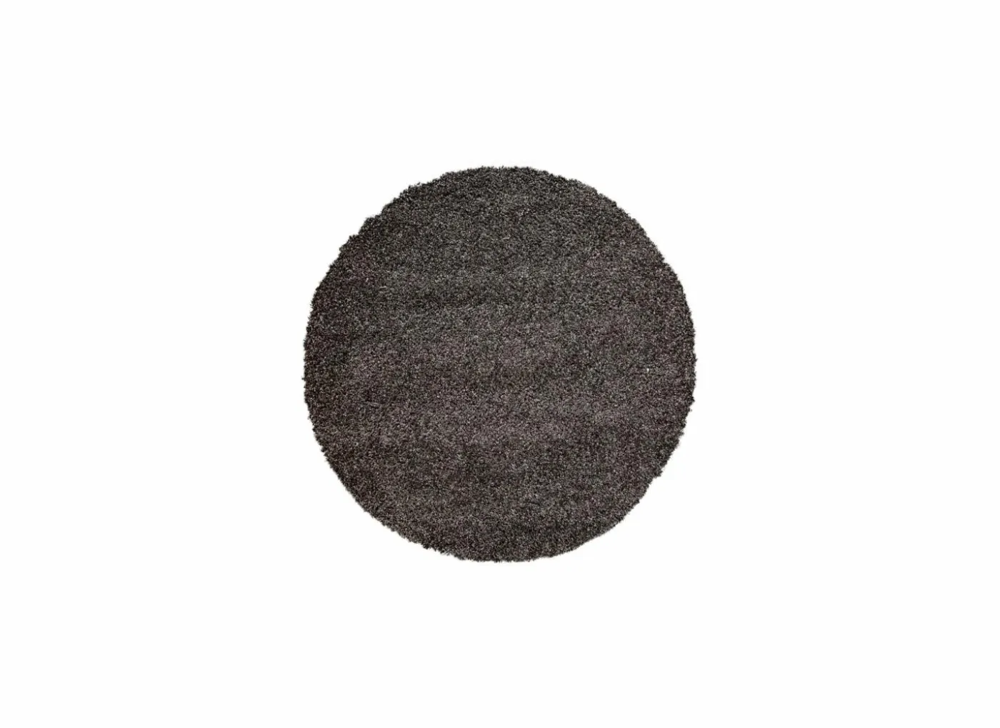 Rond tapijt Twister Ø120cm - polypropyleen - charcoal