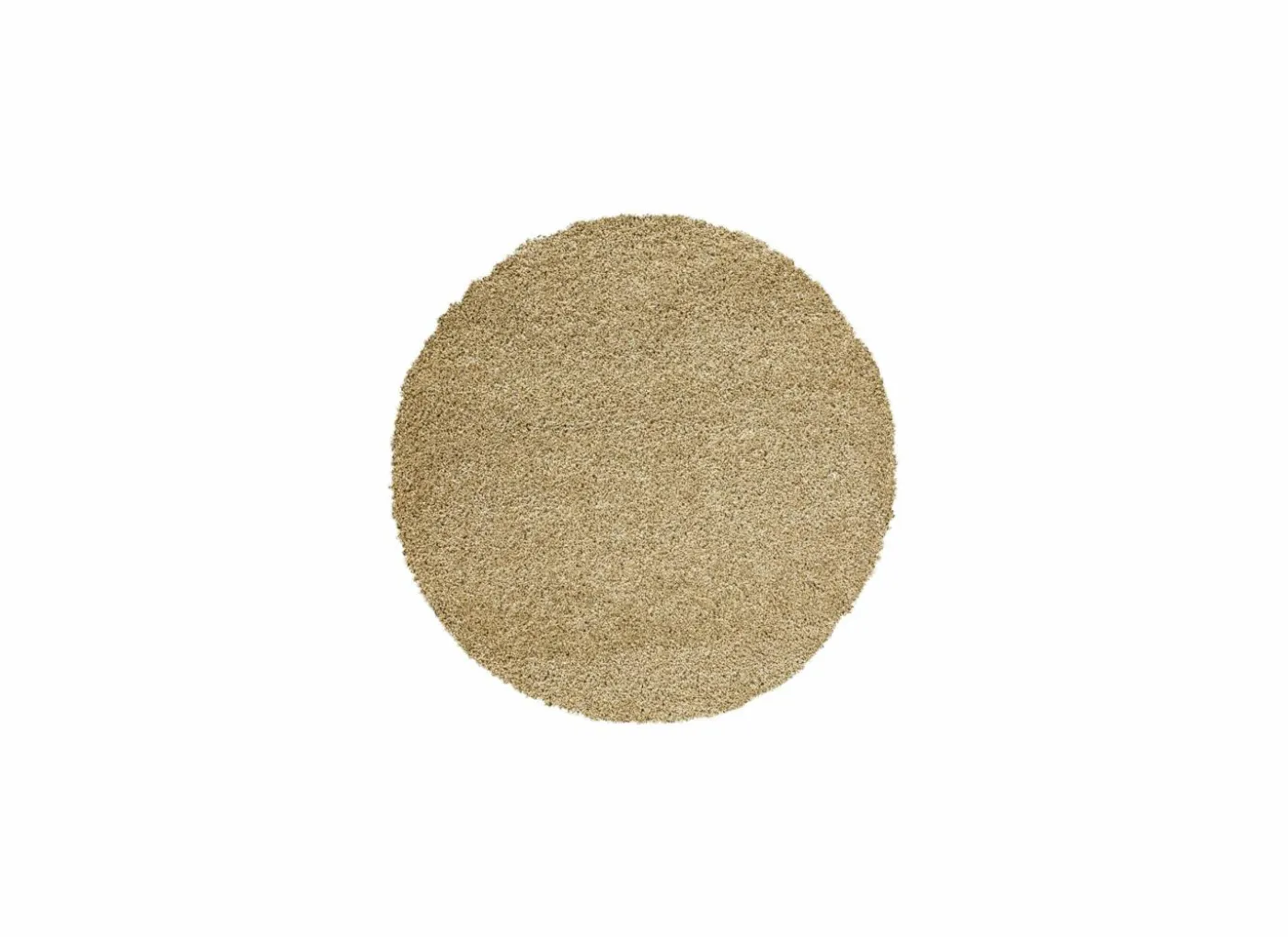 Rond tapijt Twister Ø120cm - polypropyleen - goud