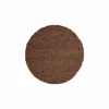 Rond tapijt Twister Ø200cm - polypropyleen - bruin & roest