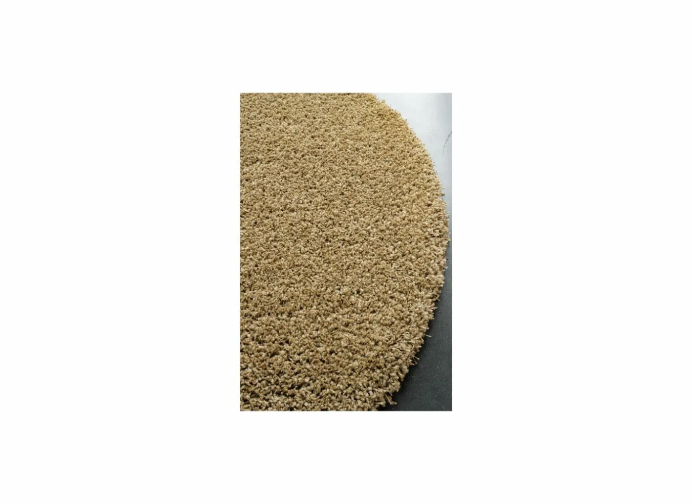 Rond tapijt Twister Ø160cm - polypropyleen - goud