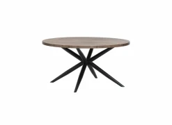 Ronde tafel Carma Ø130cm - lamulux - naturel & mango
