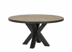 Ronde tafel Ø90cm - decor - parketlook