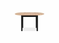 Ronde tafel Coburg 100/140x100cm - melamine - artisanal oak