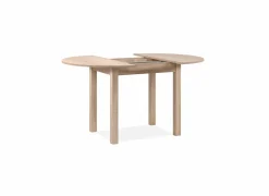 Ronde tafel Coburg 100/140x100cm - melamine - sonoma