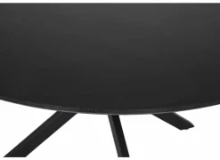 Ronde tafel Costa Ø120cm - melamine - zwart