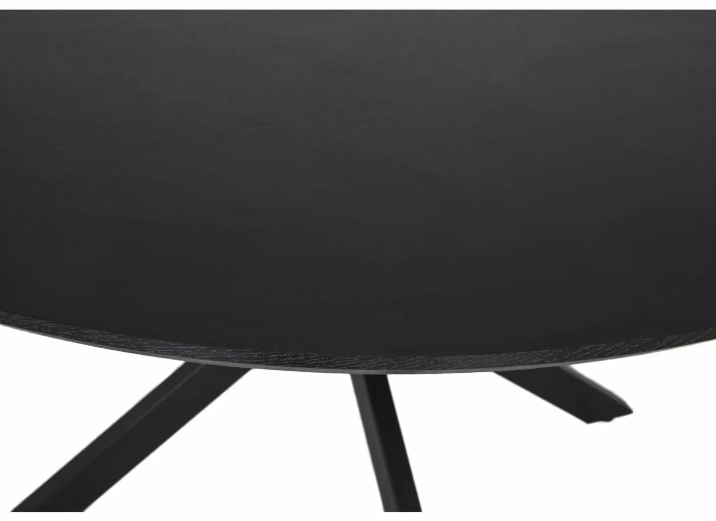 Ronde tafel Costa Ø120cm - melamine - zwart