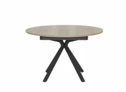 Ronde tafel Onyx Ø120/162,5Øcm - HPL - eik