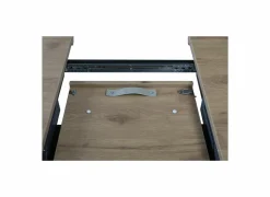 Ronde tafel Oye 120/160x120cm - melamine - eik