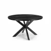 Ronde tafel Sofia Ø150cm - mango massief - zwart