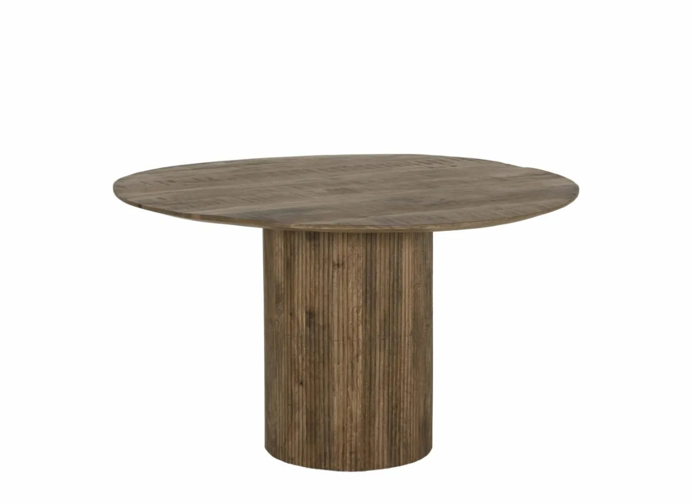 Ronde tafel Solid Ø130cm - mango massief - walnoot