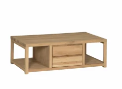 Salontafel Amarillo 120x60cm - eik massief & decor - Â naturel