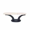 Salontafel Caldera 129/80x80x43,5cm - gesinterd steen - naturel
