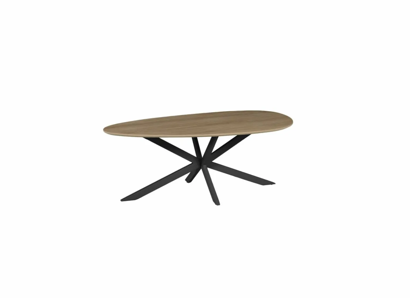 Salontafel Erynor 120x60cm - melamine - naturel