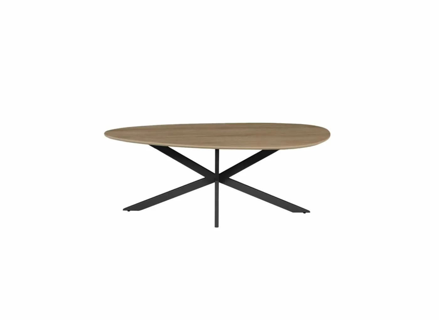 Salontafel Erynor 120x60cm - melamine - naturel