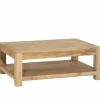 Salontafel Faust 123x75cm  - mango massief - naturel