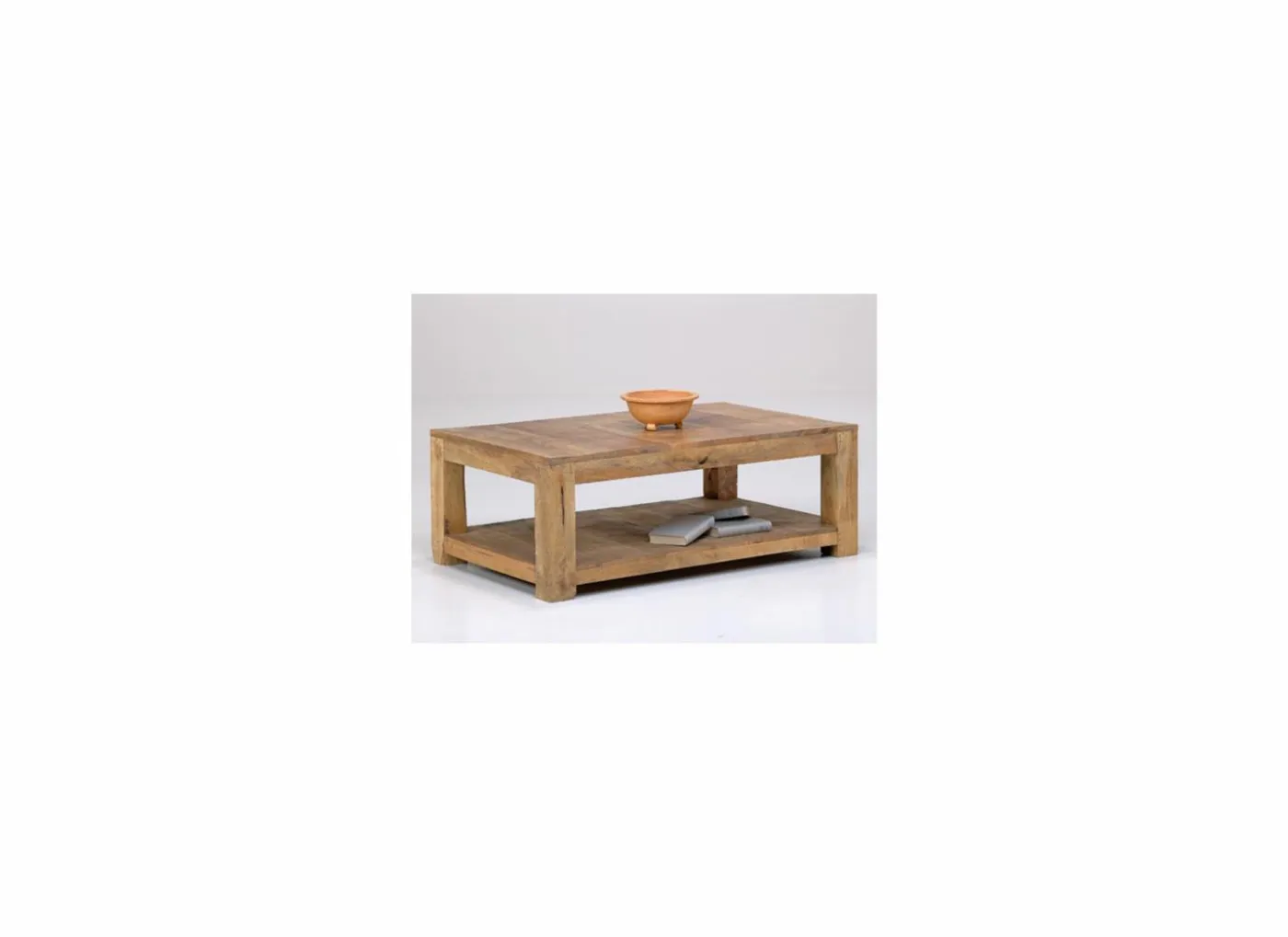 Salontafel Faust 123x75cm  - mango massief - naturel