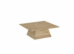 Salontafel Float 80x80cm - eik massief - naturel