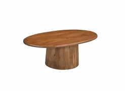 Salontafel Hapax 120x70cm - hout massief - bruin