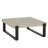 Salontafel Lucca 104x100cm - decor - millenium eik & lichtgrijs