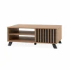 Salontafel Medan 67x111cm - melamine - artisanale eik