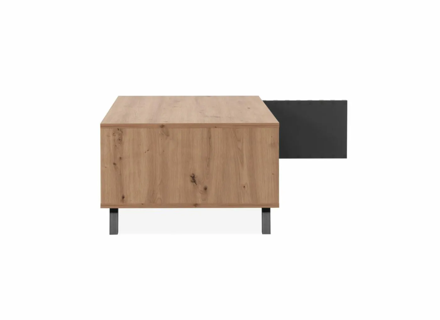 Salontafel Medan 67x111cm - melamine - artisanale eik