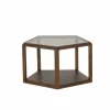 Salontafel Pentagon 80,5x80,5x50cm - acacia massief - naturel