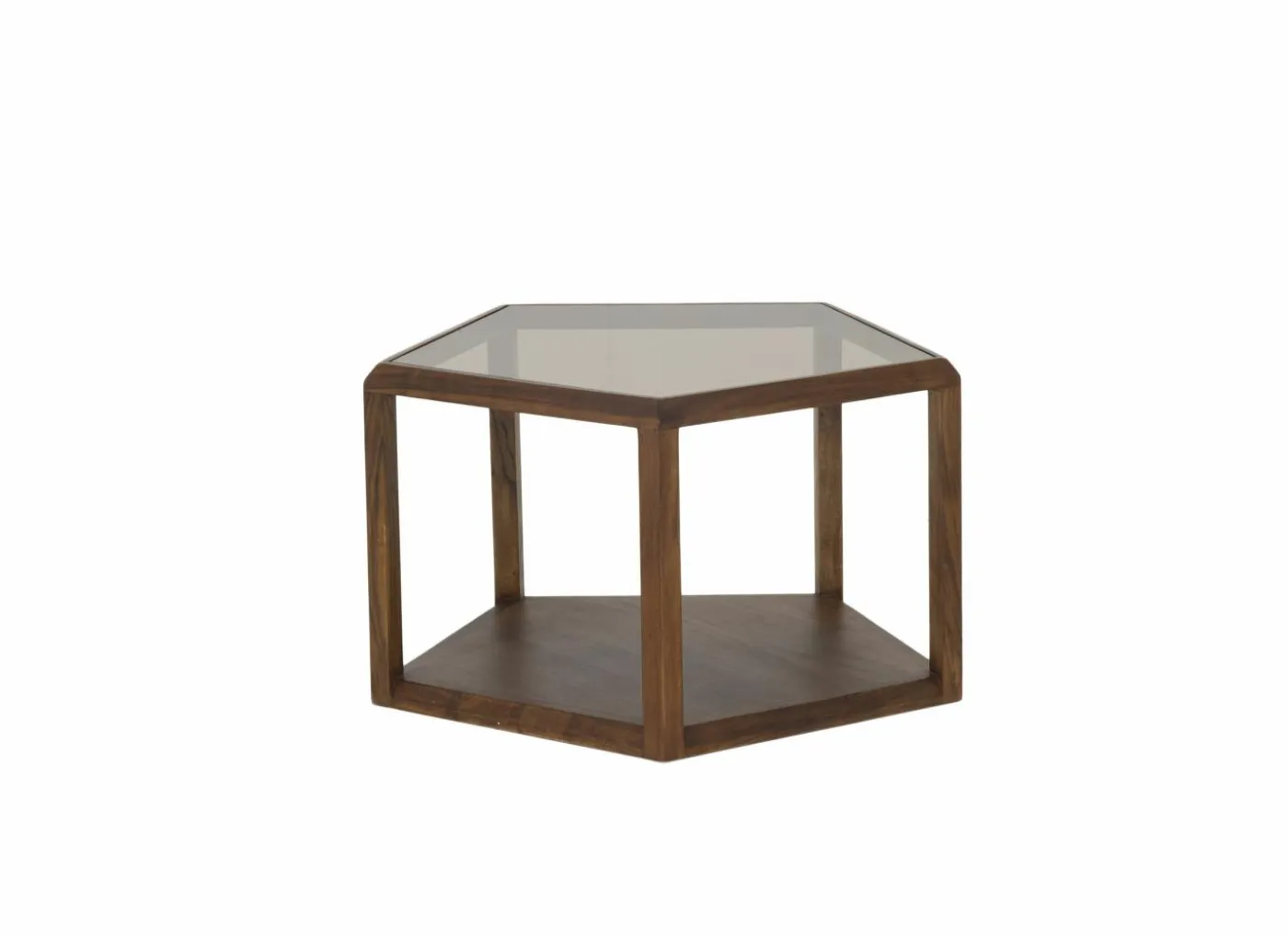 Salontafel Pentagon 80,5x80,5x50cm - acacia massief - naturel