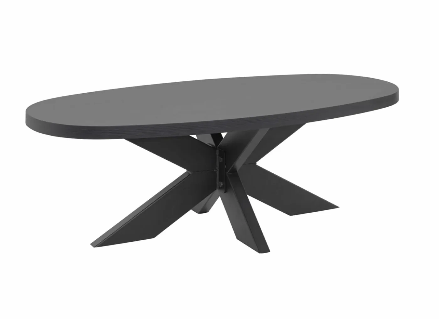 Salontafel Raphael 130x65cm - melamine - nox