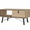 Salontafel Ry 102x49cm - decor - bruin & zwart