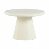 Salontafel SL2405  Ø60cm - cementex - wit
