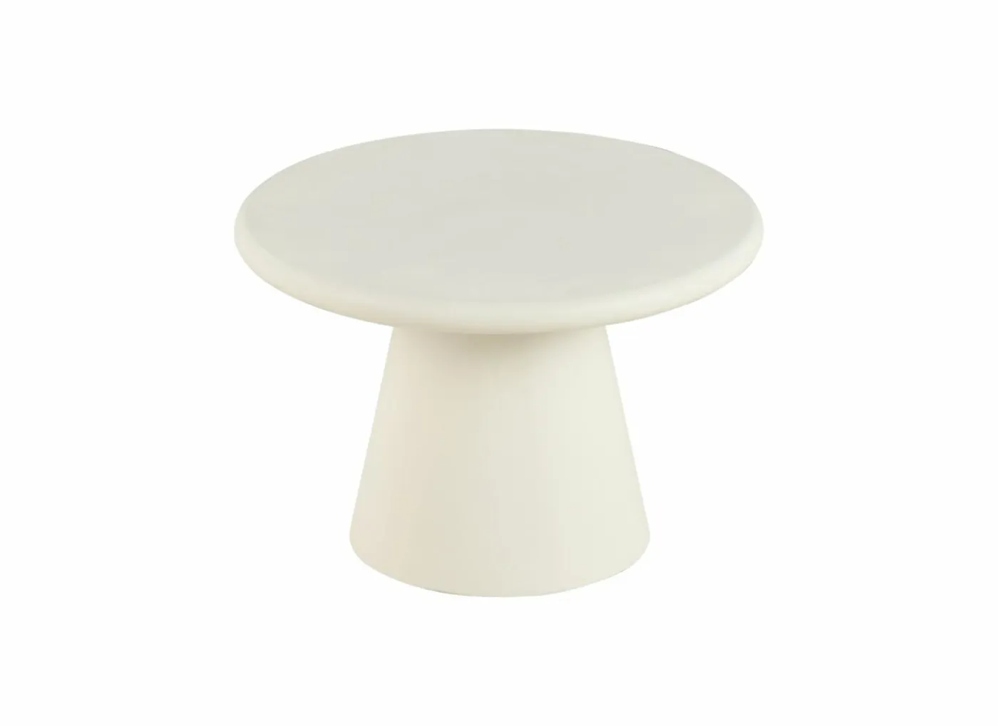 Salontafel SL2405 Ø60cm - cementex - wit