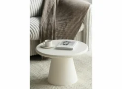 Salontafel SL2405 Ø60cm - cementex - wit