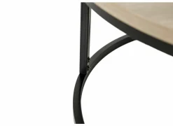 Salontafel Sunrise 80x35/60x32cm - MDF & melamine - bruin set van 2