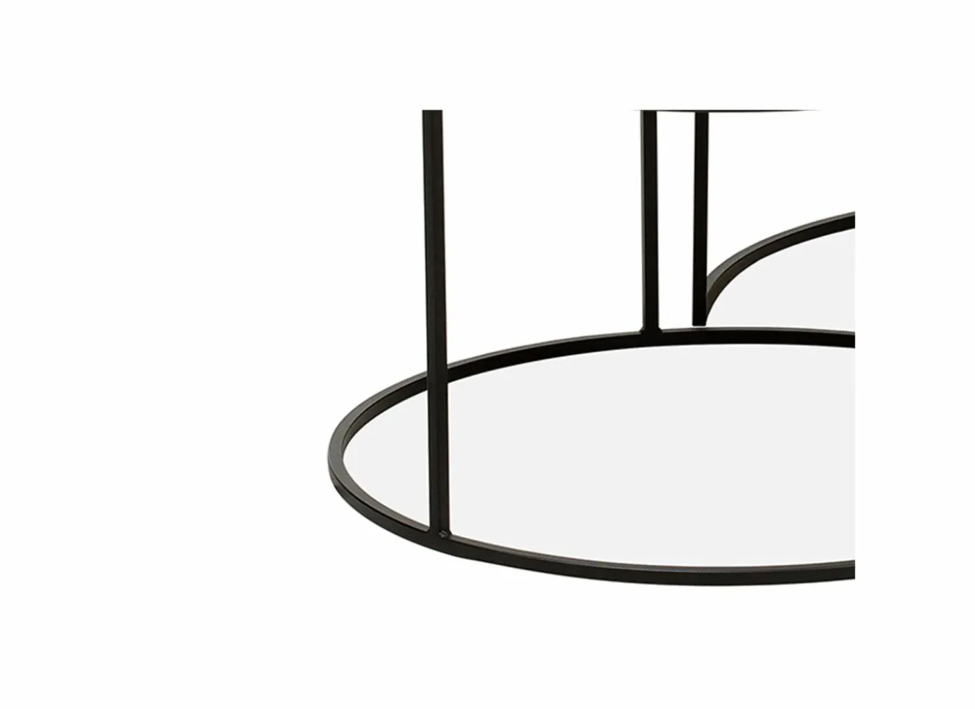 Salontafel Windsor Ø65cm/Ø75cm - lamulux - naturel - set van 2