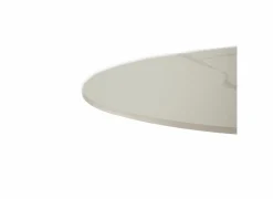 Salontafel 130x65cm - keramiek & metaal - wit