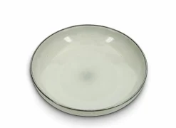 Schaal Artisan 32x7,5cm - stoneware - groen