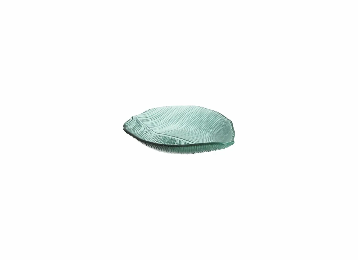 Schaal Bladeren - glas - multicolor