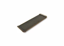 Schaal Cirro 30x9,5cm - porselein - groen