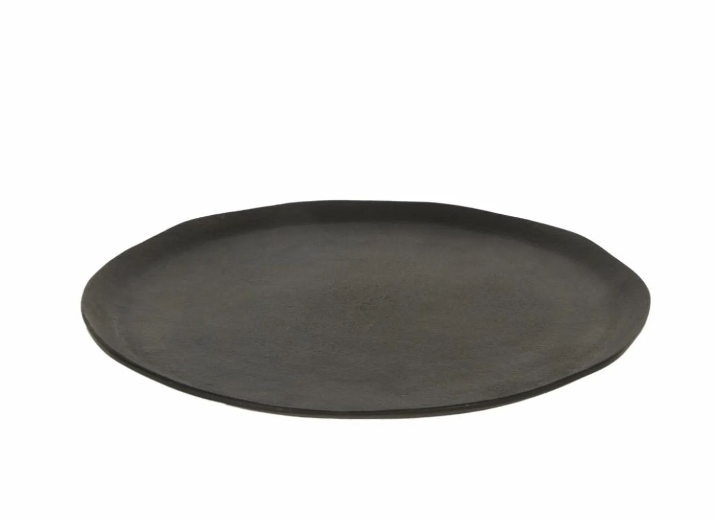 Schaal Frangipani Ø40cm - aluminium - zwart