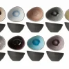 Schaal Streetfood festival 7x6,8cm - keramiek - multicolor