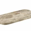 Schaal 40x17cm - marmer - beige